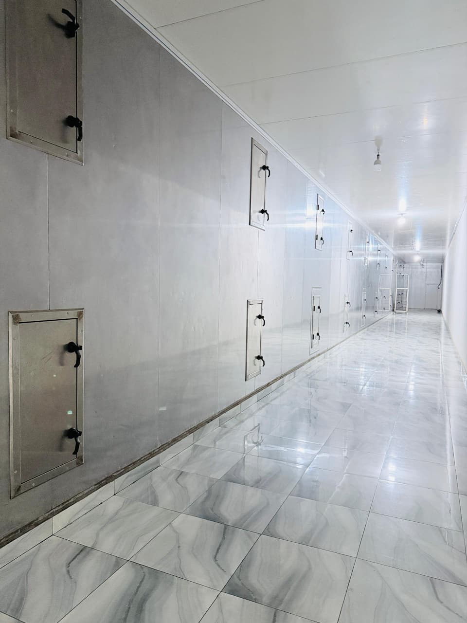 Drying tunnel at the Tianran Biotech gelatin facility where bloom strength is set